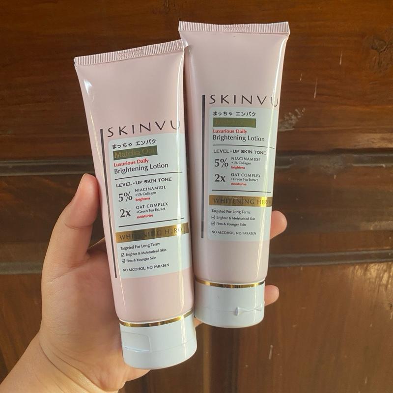 [BUNDLING 2 PCS] Skinvu Whitening Booster Lotion - Serum Infused Skinvu ...