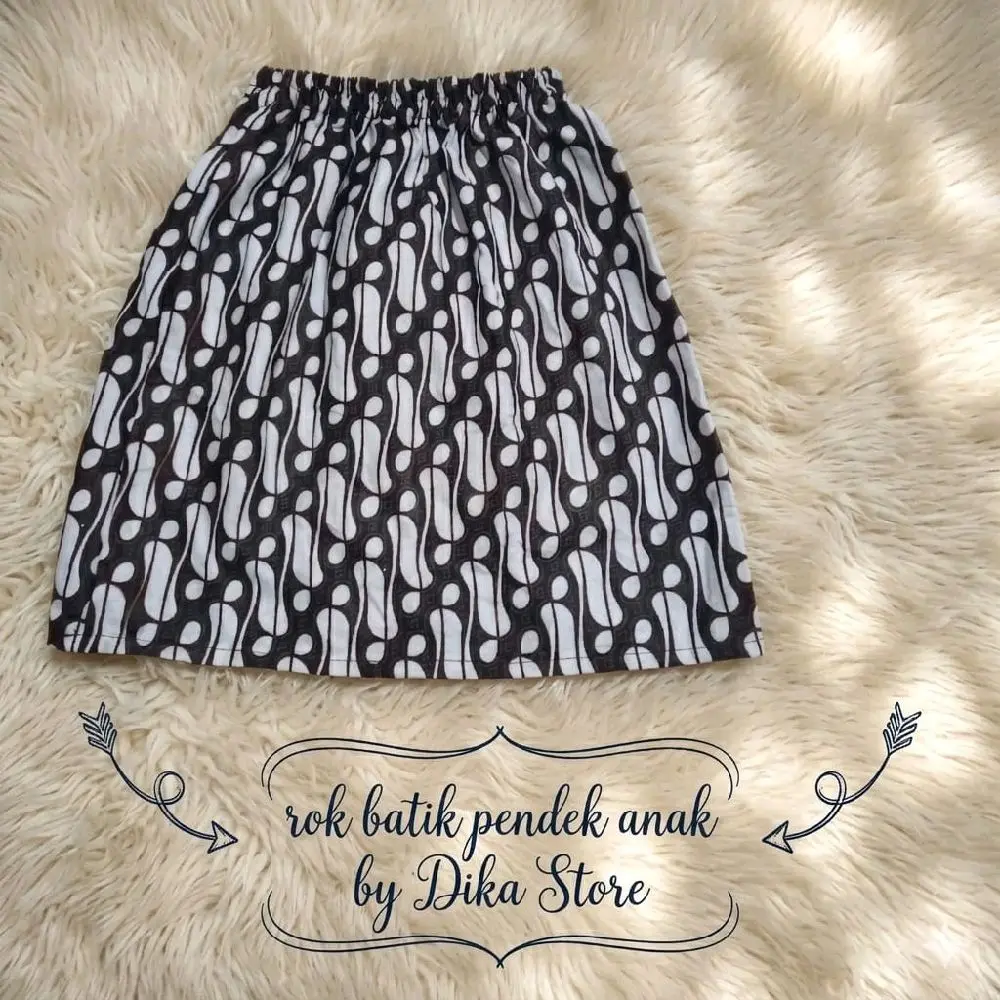 rok pendek batik anak //rok harian//baju adat//rok karnaval