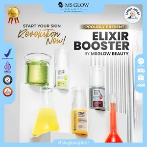 MS GLOW - ALL Elixir Acne Zone | Maxi Royal-C | Dual Retiglow Royal 15ml Untuk Perawatan Kulit