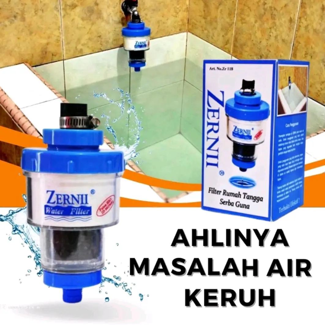 Zernii Saringan Air Water Filter Set  Penyaring Air Kotor Penjernihan Filter Air Keran