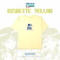 Gambar DISKETTE YELLOW OVERSIZE TEES CLUB of 1986 / Kaos Retro Vintage Trapped in 1986 Culture 24s - M dari Club of 1986 Kota Bandung 1 Tokopedia