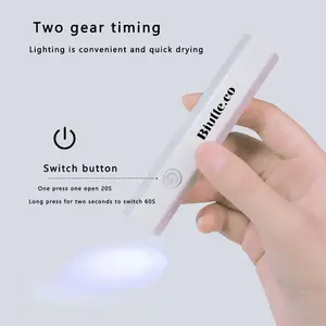 Pengering Kutek  Kuku Mini Portable UV Nail Lamp 180mAh
