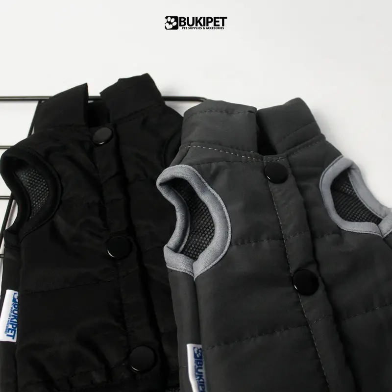 Baju Kucing Anjing Lucu Cowok Cewek Murah Jaket Gelembung - Bukipet Puffer Jacket Series 3