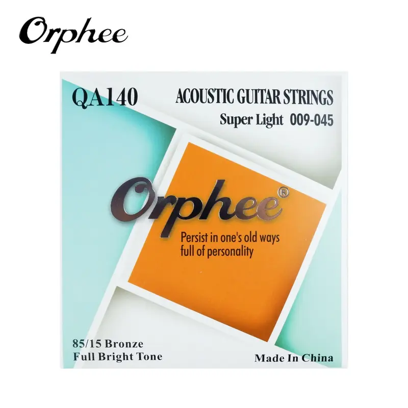 Orphee QA Senar SET Gitar Akustik String Ukuran 9 10 11 12 QA140 QA150 QA160 QA170 Q160S Q160C 4