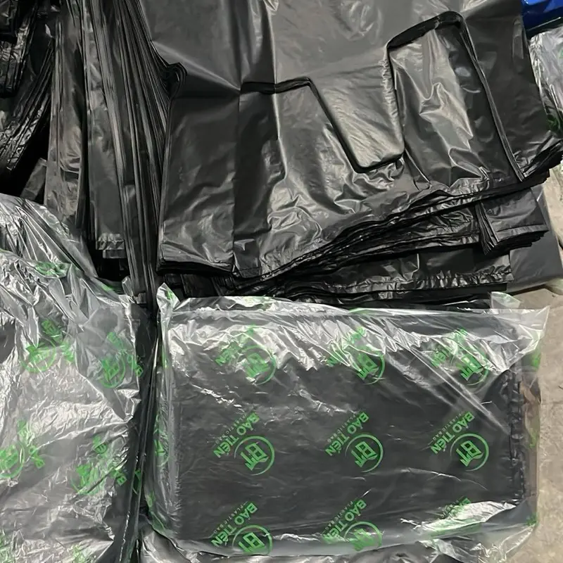 Túi Rác Có Quai [ 1kg ]- Đen đủ size từ 2kg đến 45kg