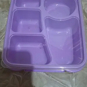 Tempat Makan Lunch Box 5 Sekat Hana Bygy Kotak Bekel 830 Ml Kitchenware Plastik Souvenir