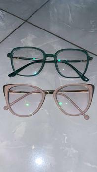Product Review of Beli 1Gratis 1 Kacamata Minus Frame AR20098  Antiradiasi Blueray Photocromic Bluecromic Kacamata Wanita Lensa Eyewear Glasses from J**z 0