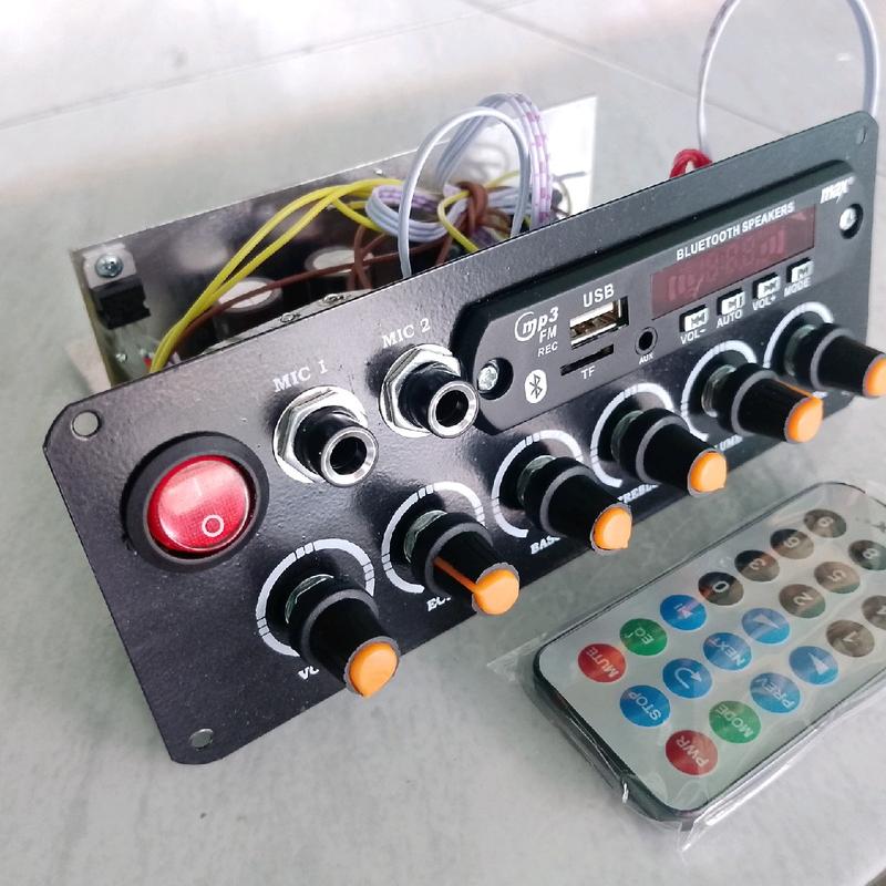 Kit amplifier aktif speaker mono 2955 3055 mp3 bluetooth Amplifier Rumah 3