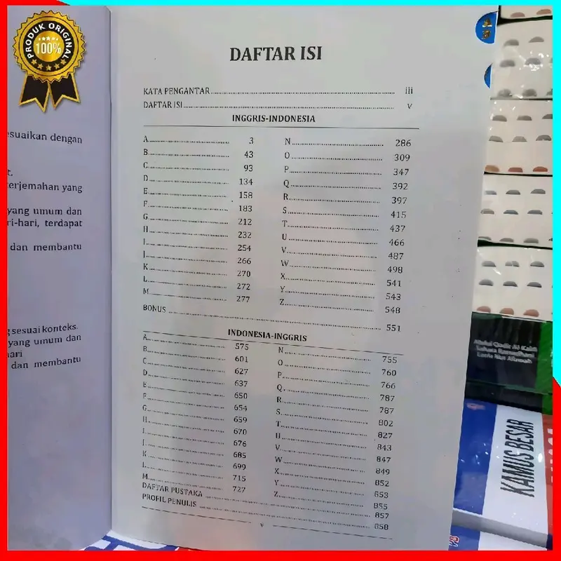 KAMUS BAHASA INGGRIS LENGKAP : Inggris - Indonesia, Indonesia - Inggris 5
