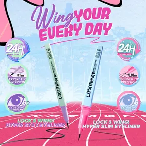 DAZZLE ME Lock & Wing! Duo Eyeliner Series Hyper Stay and Hyper Slim
