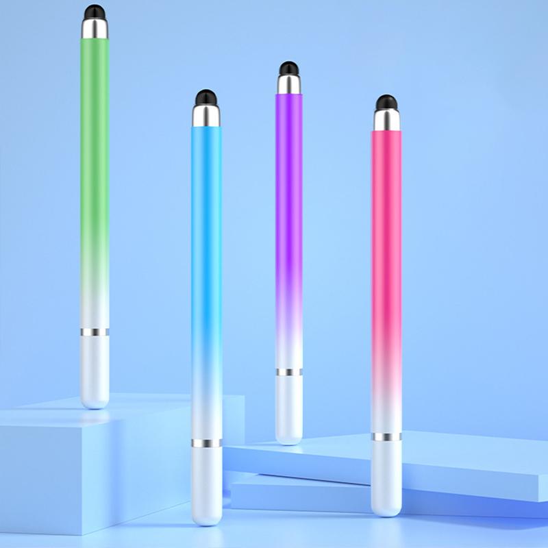 【Giao hàng nhanh ! Chất lượng cao】Bút cảm ứng hai đầu màu gradient cho điện…