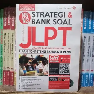 STRATEGI & BANK SOAL JLPT (JAPANESE-LANGUAGE PROFICIENCY TEST) UJIAN KOMPETENSI BAHASA JEPANG N5 TO N3 + Link Audio by Irma Nirmala Siswa