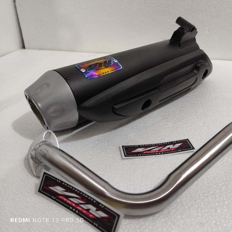 Product Introduction of Knalpot Copy Tzm Original Vin Project Fullsistem Beat Scoopy Vario 125 Vario 150 Mio Nmax Standar Racing Bass Adem Baud Baut Mesin Motor Motorcycle Slincer Tameng 3