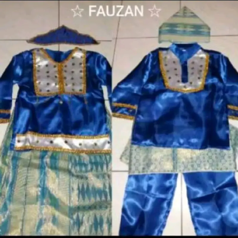 Baju Adat Bangka Belitung TK SD // Pakaian Adat Bangka Belitung 0