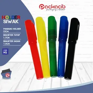[Limited] HOLDER SIWAK WARNA | Holder Plastik Kosongan | Wadah Tempat Menyimpan Siwak