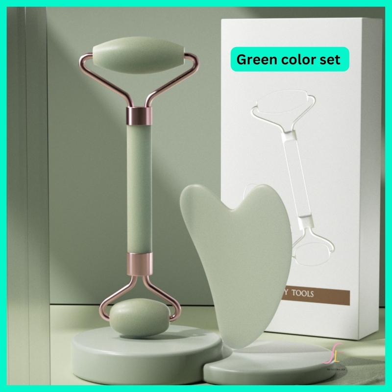 Gua Sha Face Roller Scraping Urut Muka Facial Tools Face Massager ...