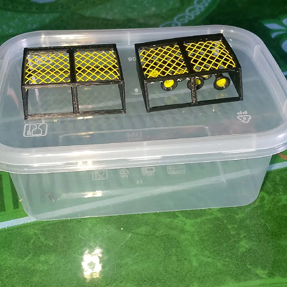 cortas + tutup jaring miniatur skala 1:30