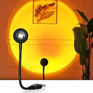 SWA USB Sunset Projector Lamp TikTok Atmosphere Lamp Romantic
