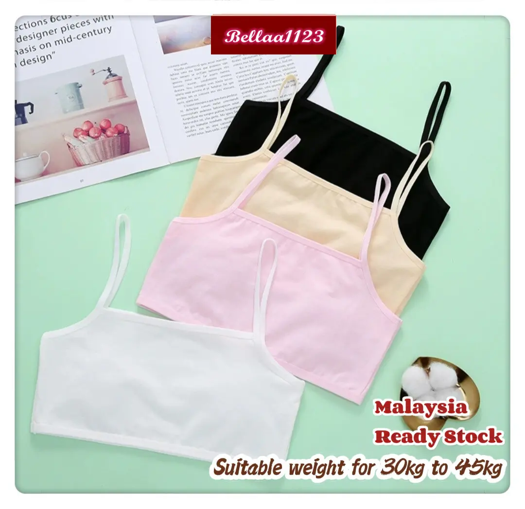 Teenager Bra Soft Children Sport Vest Girls Bra Budak
