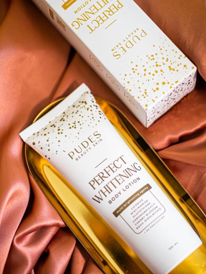 Product Introduction of Body Lotion pudes PERFECT WHITENING BODY LOTION, 6x multi brightening agents. 1