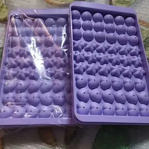 1 PCS Cetakan Jelly Kombinasi Mix 3 Motif Star Love Ball 54 lubang / Warna Warni Kitchenware / Cetakan es batu - buah - viral