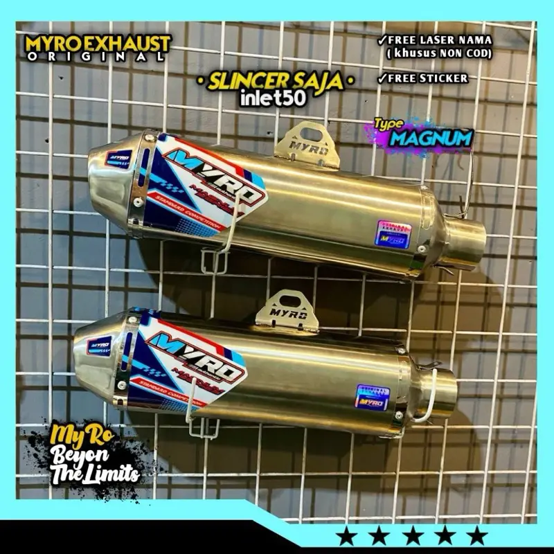 SLINCER KNALPOT CRF KLX DTRACKER WR ORIGINAL MYRO EXHAUST Type Magnum Trail