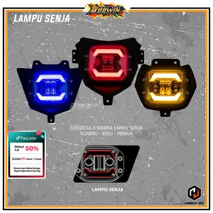Reflektor Laser LED Lampu Depan Harvy MX CRF 150L KLX 150 Bigfoot Dtracker WR 155 Motor Motorcycle