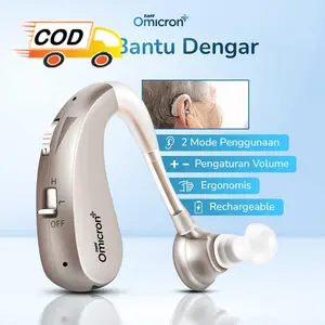 Alat Bantu Dengar Rechargeable In-Ear Adjustable Volume Awet Nyaman Digunakan Sehari-hari