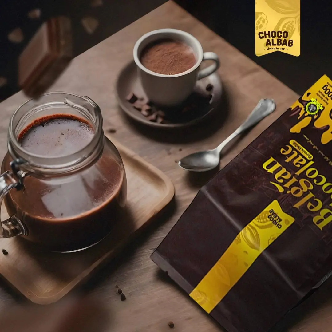 CHOCO ALBAB Belgian Chocolate Drink Dessert Cocoa Beverage