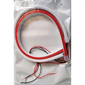 Lampu alis sepasang non bintik 30cm Lampu alis slim waterprof Car Kabel Waterproof Motorcycle Klip