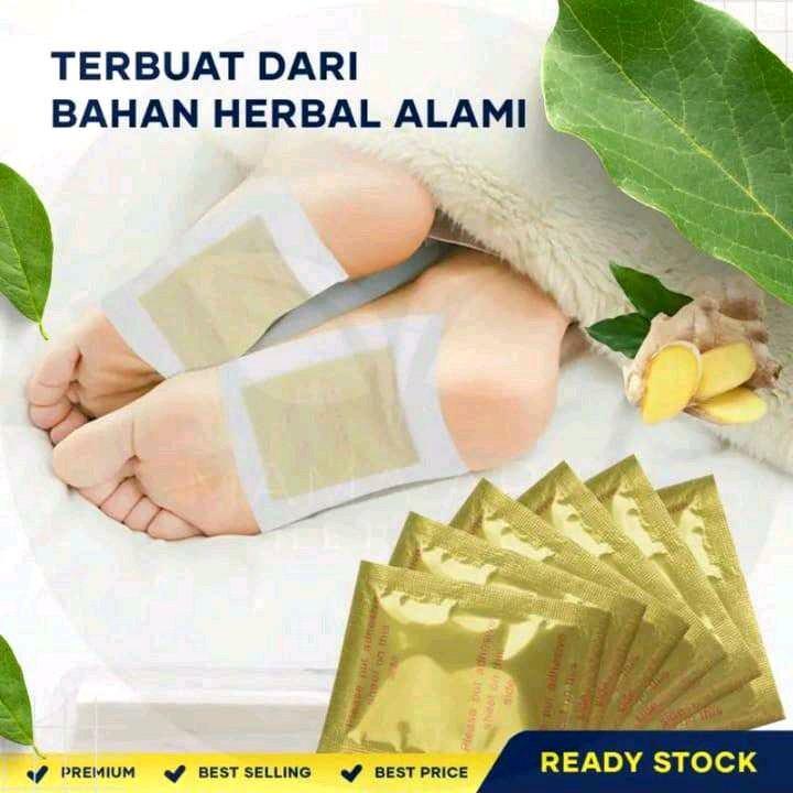 Grosiran Kosmetik PROMO Paket 5 Box Kinoki Gold Detok Foot Pads Koyo Kaki Ginger Patch Hand 1