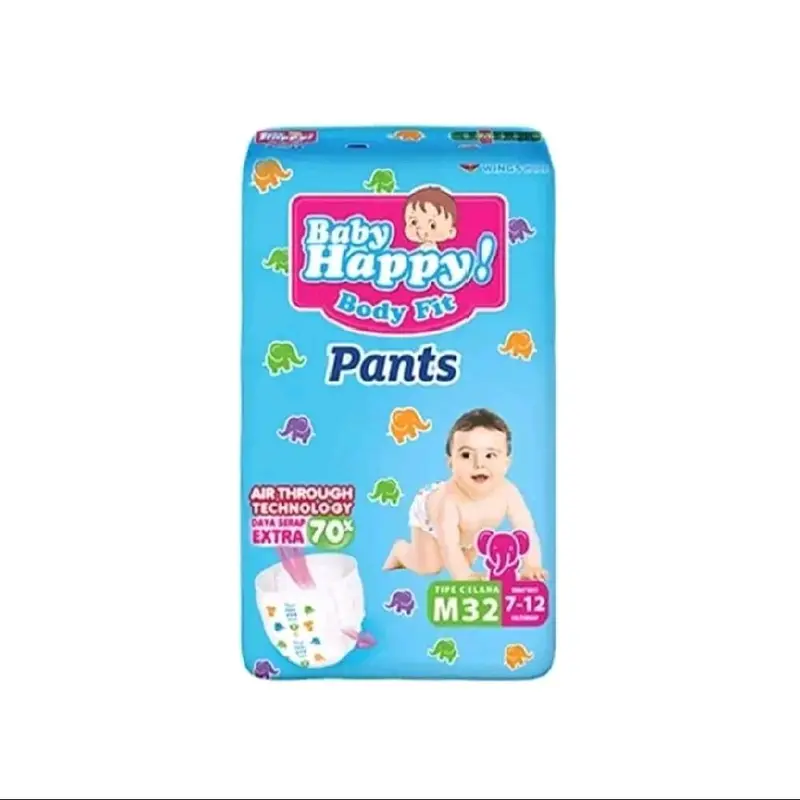 Baby Happy Body Fit Pants - popok celana M 32 0
