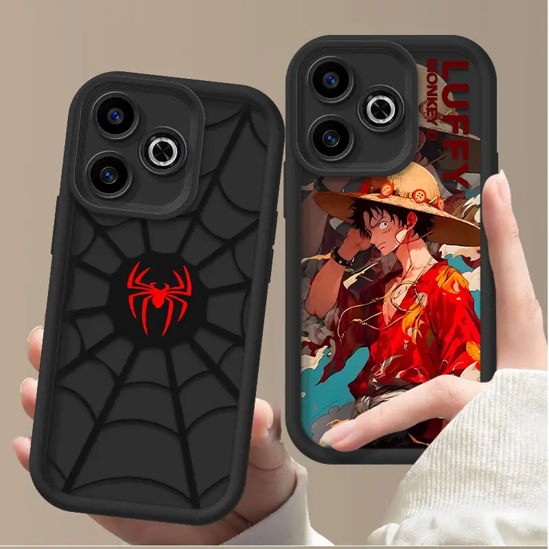 Ốp Lưng Xiaomi Redmi 13 Và 13C, Ốp Mềm Chống Sốc Hoạt Hình Nhám Chống Rơi, Shin chan Bút Chì Màu Labubu Dễ Thương, Ốp Bảo Vệ Silicon, Bán Chạy, Hàng Mới Về