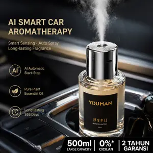 160ml Intelligent Car Perfume Multifunction Fragrance Air Freshener Pewangi kereta Intelligent Diffuser Deodorization home freshener Luxe Mist Aromatherapy 160ml High capacity Essential Oil Eliminate Odor Home freshener Car Interior Deodorization