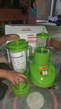 Product Review of BLENDER PLASTIK OKAYAMA BLENDER 3 IN 1 OK-355 3 tabung from N**A D**H 1