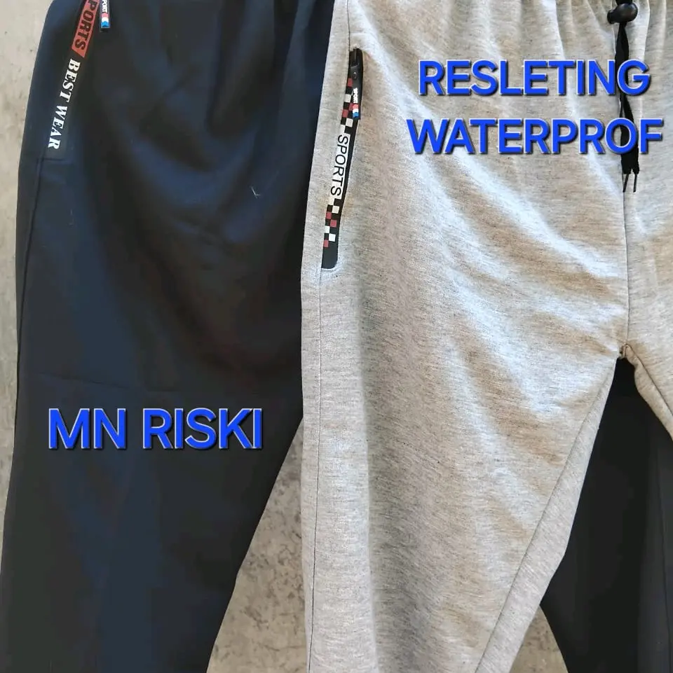 PROMO CELANA TERBARU JOGGER TRAINING WATERPROF ,RESLETING,UNTUK PRIA/WANITA , DEWASA.(64 RIBU DAPAT 2 PCS) Nyaman