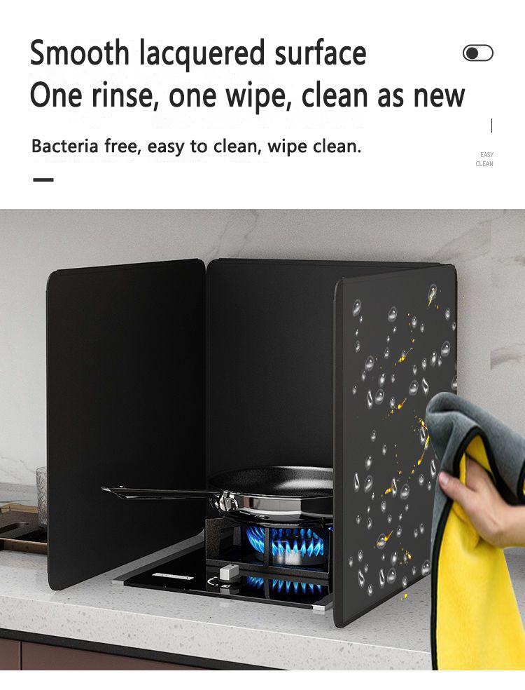 Product Introduction of Kitchen baffle plate high temperature oil-resistant gas stove gas stove stove plate stovetop heat insulation splash frying kitchen baffles 14