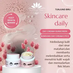 DAY Cream Whitening UV TBG Wajah Mencerahkan BPOM 18240100758 Tunjung Biru Skin Care Melindungi Kulit dari Radikal Bebas