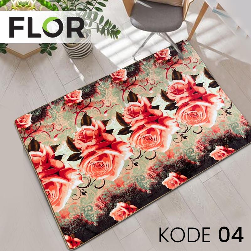 Karpet Lantai Empuk Busa Malaysia Bahan Kain Flanel Polyester Size 140x190 (Medium) Carpet 4