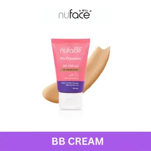 [GIVEAWAY] Nuface Nu Flawless BB Cream SPF 50 PA+++ 30gr Shade 02 Medium Latte - BB Cream Concealer Foundation Wajah Tekstur Ringan dengan Perlindungan Maksimal UVA & UVB Menyamarkan dan Menyatu Sempurna dengan Warna Kulit
