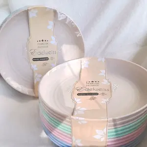 piring semi melamin 1 pcs /piring edelwish/piring saji