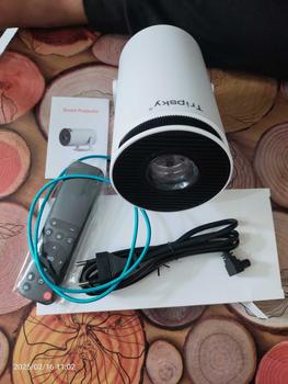 Product Review of Smart HY300-A RAM 2/16 GB Projector 4K HD Android Dual WIFI 6.0 6000 Lumens Bluetooth from A**9 1