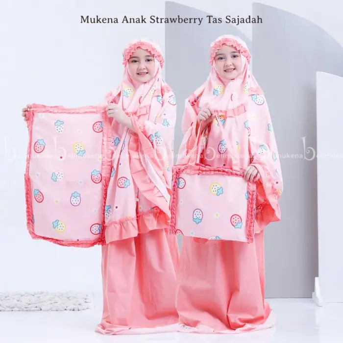 Promo Mukena Anak Katun Motif Lucu Dan Unik Usia 2 Sampai 5th COD 3