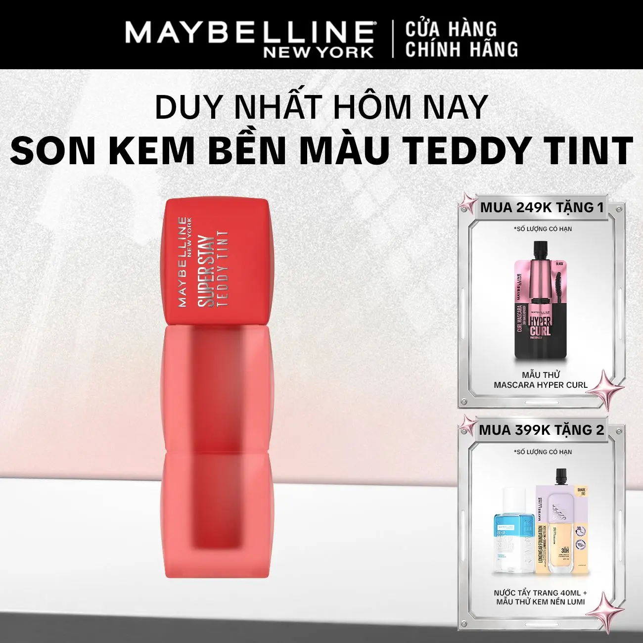 Son Kem Bông Bền Màu Superstay Teddy Tint Maybelline New York 5ml