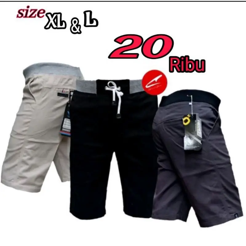Celana pendek chinos pria Polos terlaris Dewasa Shorts Santai Distro Surfing Katun