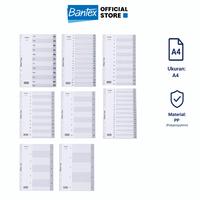 Gambar Bantex Indexes PP Putih A4 Pembatas Binder Penyekat Ordner - Nomor 1-5 dari Bantex Indonesia Kab. Bogor 1 Tokopedia