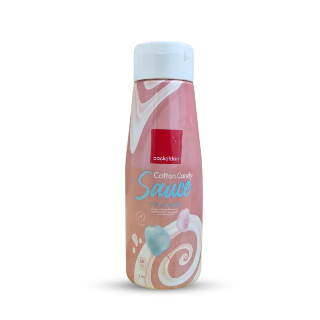 Backaldrin Cotton Candy Sauce - 500ML, Sweet and Tangy Sauce for Your Favorite Dishes