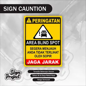 STIKER BLIND SPOT SUPIR Sticker Area Blind Spot Truk kendaraan / stiker area titik buta / sticker blind spot / sticker truk Kendaraan Besar Stiker Blind Spot / Stiker Keselamatan Lalu Lintas / Stiker K3 Kendaraan / Stiker Truk