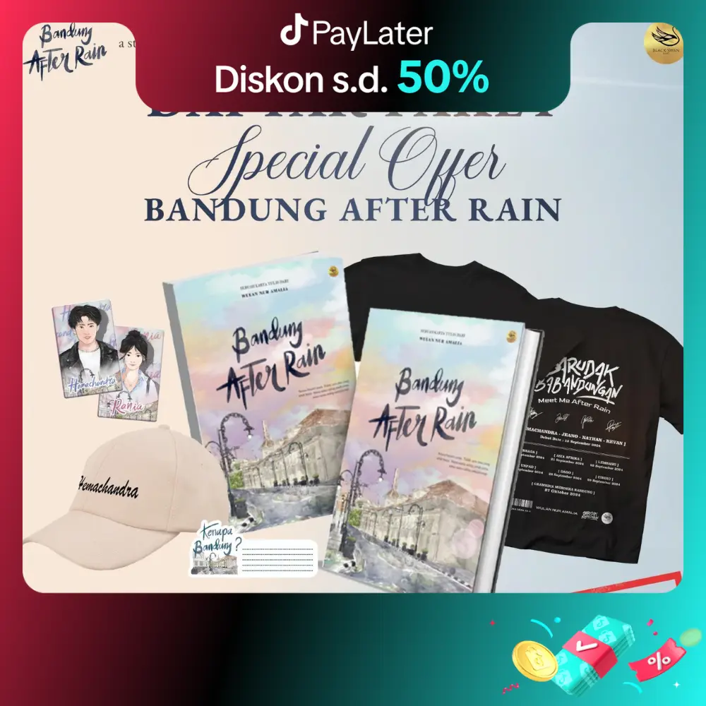 Novel Bandung After Rain By Wulan Nur Amalia - Blackswan (Ready stok)