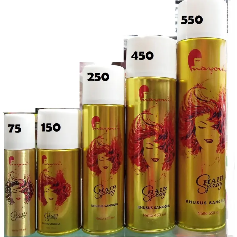 MAYON Hair Spray Rambut Sanggul - 75ml - 150ml - 250ml 1